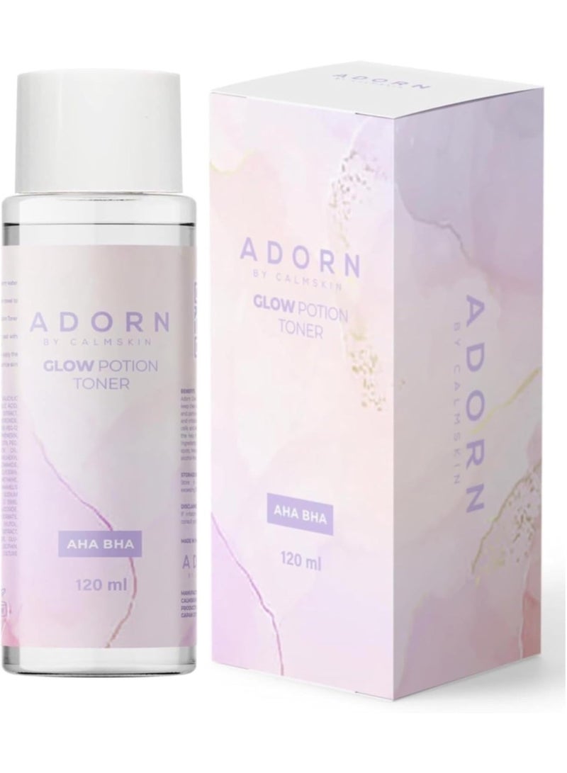 أدورن تونر A D O R N by Calmskin Glow Potion Toner AHA BHA 120 مل - Image 1